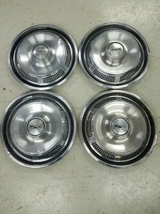 *Set of 4* Vintage 1969-1971 Ford Torino Ranchero 14" Hubcaps Wheel Covers USED - Picture 1 of 12