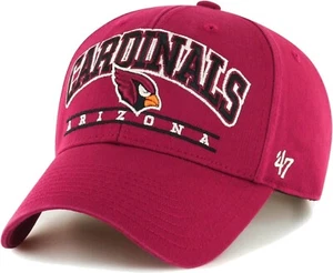 Arizona Cardinals NFL '47 MVP Fletcher Text Red Hat Cap Adult Men's Adjustable - Picture 1 of 2