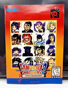 Samurai Showdown 2 (Neo Geo Pocket Color, NGP) MANUAL ONLY! - Picture 1 of 2