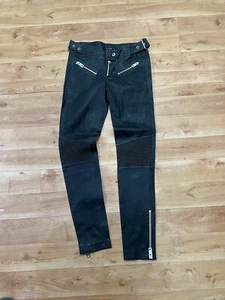 Diesel Leather Pant Women Size 27 - Picture 1 of 6