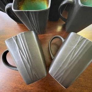 Pair Baum Galaxy Jade Coffee Mugs - Picture 1 of 3