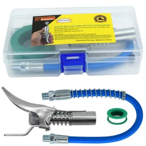 NPTI/8 10000PSI Grease Gun Coupler Quick Release Lock On Coupling Heavy-Duty - Picture 1 of 9