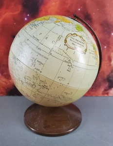 REPLOGLE REVERE 6" MINI STEEL DESK SHELF GLOBE USA 70s VTG NATIONAL ADVERTISING - Picture 1 of 13