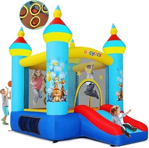 Inflatable Bounce House for Kids Toddlers Bouncy Castle w/Blower Indoor/Backyard - Picture 1 of 9