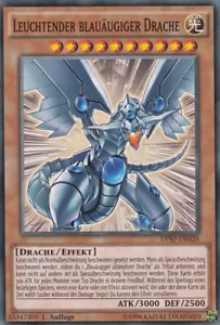 YU-GI-OH, LEUCHTENDER BLAUÄUGIGER DRACHE, C, DPRP-DE026, 1. Auflage, TOP - Bild 1 von 1