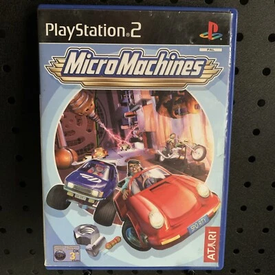 Micro Machines PlayStation 2 PS2 Game Disc look great + FREE Tracked Au Postage - Image 1 of 4