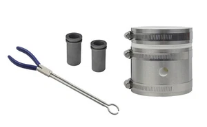 Mini Propano Forno Fornace Smelting Kit Oro Argento Rame Metallo Frammenti - Picture 1 of 1