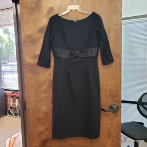 Vintage 3/4 Sleeve Front Bow Dress - Picture 1 of 14