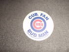Chicago Cubs Budweiser Harry Carey HOF Bar Coaster 1989 Cub Fan Bud Man