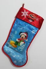 MICKEY MOUSE LENTICULAR CHRISTMAS STOCKING Disney Decoration Holiday Kids NEW