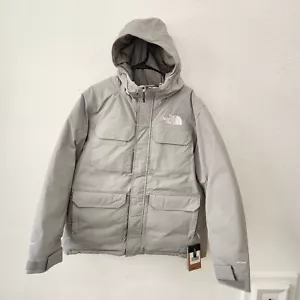 Parka The North Face Down para Hombres Grande Gris Fusión Chaqueta de Invierno Aislada Ciprés - Imagen 1 de 7