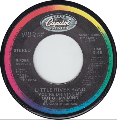 The Little River Band – You're Driving Me Out Of My Mind 45 RPM RECORD - Image 1 of 2