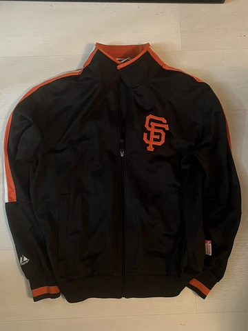 San Francisco Giants MLB Authentic Majestic Therma Base Jacket L Black Cover