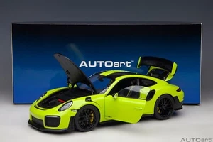 PORSCHE 911 CARRERA GT2 RS (991.2) WEISSACH PKG ACID GREEN 1:18 AUTOart 78187 - Picture 1 of 20