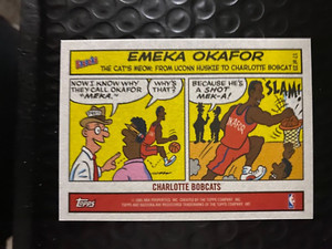 04-05 Topps Bazooka Comics Emeka Okafor