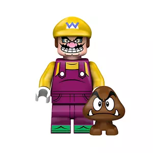Wario The Super Mario Bros. Custom Minifigure - Picture 1 of 1