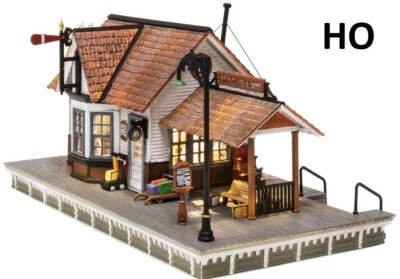 HO Scale - The DEPOT **FACTORY BUILT-UP**  LED Light -  WOO-BR5052 - Image 1 of 4