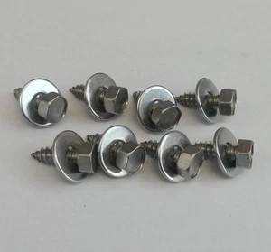 8x Edelstahl Metro Flügelbolzen Austin MG Rover Turbo - Bild 1 von 2
