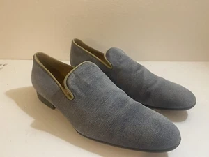 MATTEW COOKSON MENS SLIP ON SHOES  Sz 7 1/2 Blue - Picture 1 of 12
