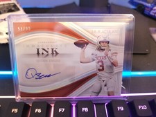 2023 Panini Immaculate Collection Collegiate - Immaculate Ink Quinn Ewers /99