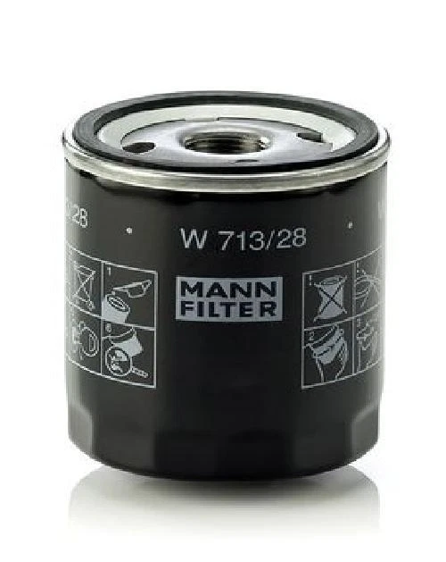 Filtro de aceite original MANN FILTER W 713/28 para Austin FSO Land Rover Lotus MG Foto 1 de 1