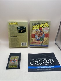 Coleco Colecovision - Popeye - Complete in Box w/ clear collector case