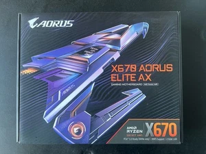 AORUS X670 ELITE AX AMD AM5 ATX Motherboard - 5 YEAR WARRANTY - BRAND NEW - Picture 1 of 7