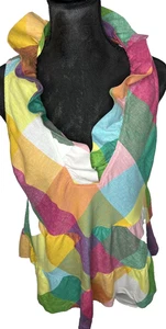 Crown & Ivy Women’s Pullover Sleeveless Cotton Made In India Sz M Colorful - Picture 1 of 10