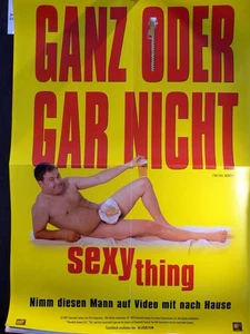 Ganz oder gar nicht - Mark Addy - Videoposter A2 60x42cm gefaltet (R) - Picture 1 of 1