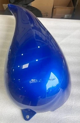 Cubierta de tanque estirada OS&D Advanblack Blue Burst para Harley '09-'23 SG & RG y RK Foto 1 de 4