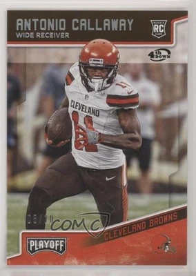 2018 Panini Playoff Rookies 4th Down /10 Antonio Callaway #282 Rookie RC - Image 1 of 2