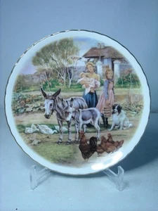 Norfolk China VIDA EN LA GRANJA TIEMPO DE RIEGO Plato Burros Pollos Perro Gansos - Imagen 1 de 3