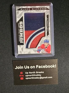 2024-25 Upper Deck Black Diamond #RTL-LH Lane Hutson Rookie Team Logos Jumbo - Imagen 1 de 2