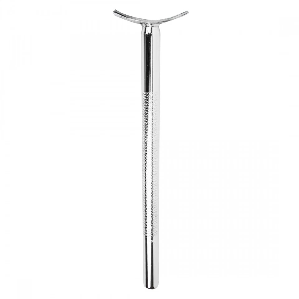 Tija de sillín SUNLITE monociclo 4 pernos 25,4 mm diámetro 400 mm Len 0 mm desplazado acero cromado Foto 1 de 1