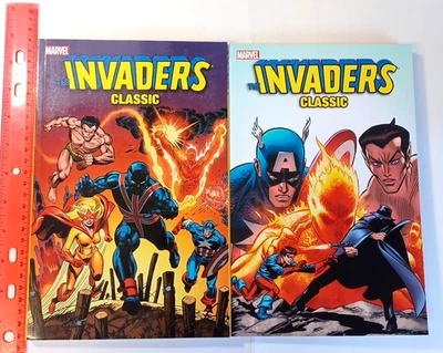 The Invaders Classic TPB Vol 2, 3- MARVEL Lot of 2 - Image 1 of 4