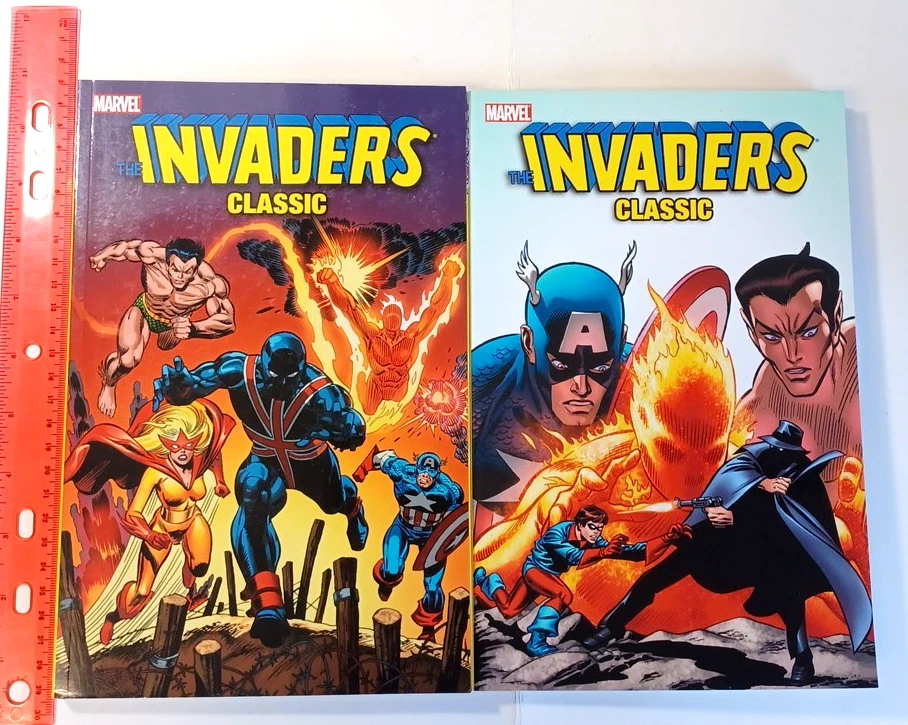 The Invaders Classic TPB Vol 2, 3- MARVEL Lot of 2 - Image 1 of 4