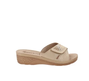 Inblu Scarpe PV000008 Ciabatte Donna in Similpelle Grigio Chiusura Strappo - Imagen 1 de 24