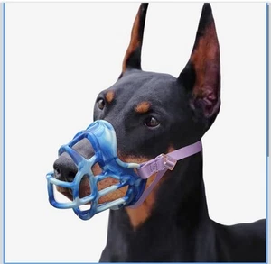 Dog Muzzle Basket Anti Biting-Lightweight Allows Drinking-Snout Size 14-15” - Picture 1 of 6