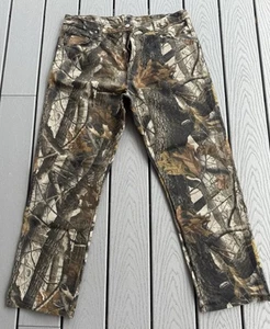 Wrangler Pro Gear Pants - Vintage REALTREE Hardwoods Camo Pattern - 40x32 NWOT - Picture 1 of 7
