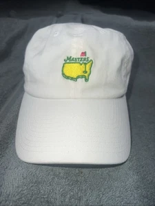 Masters Tournament Hat Cap Strap Back Mens Augusta National Golf Green Yellow - Picture 1 of 8