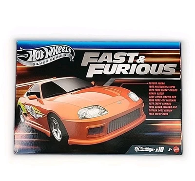 Hot Wheels 2025 Silver Series Fast & Furious 10-Car Box Set Exclusivo Die-Cast Foto 1 de 4