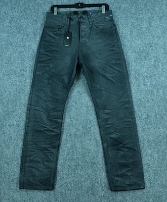 Jeans masculino G-Star cru 29x30 triplo A regular botão reto designer mosca novo com etiquetas - Imagem 1 de 4