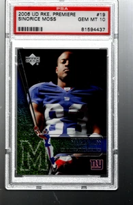 2006 Upper Deck Rookie Premiere #19 Sinorice Moss - PSA Gem Mint (10) - Picture 1 of 2