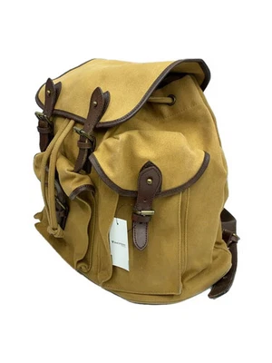 POLO RALPH LAUREN Leather Safari Backpack Canvas CML from Japan - Image 1 of 4