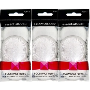 Essential Tools 9ct Compact Make Up Puderquasten 9er Pack Borlas Compactas - Bild 1 von 2