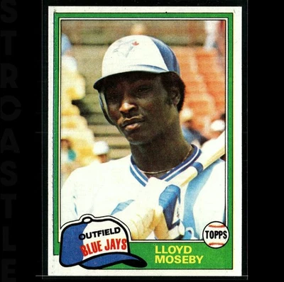 Lloyd Moseby 1981 Topps #643 Toronto Blue Jays ⚾ Baseball Card (RC) - Image 1 of 3
