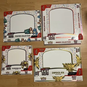 4 x Pokemon TCG Scarlet & Violet 151 Special Carton Boxes - Picture 1 of 1