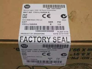 New Factory Sealed AB 1761-L16AWA SER E MicroLogix 1000 16 Point Controller - Picture 1 of 4