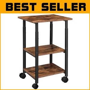 Durable Printer Stand with 3-Tier Shelves for Home & Office - Easy Assembly - Picture 1 of 11