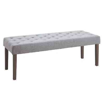 HOMCOM Banco de Acento Otomano Tapizado Simple Tufted con Suave Cómodo Nuevo Foto 1 de 4